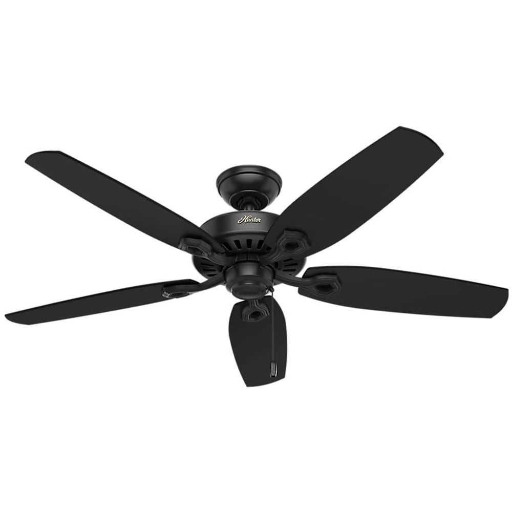 Image for Hunter Fan Company 53243 Builder Elite 52 Inch Home Ceiling Fan, Matte Black at Kohl's.