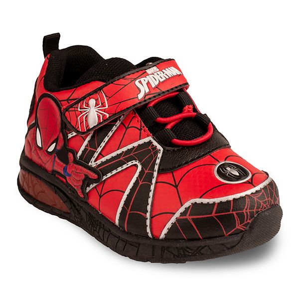 Spiderman Toddler Boys License Light-up Low-Top Sneakers, Sizes 7-12 