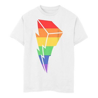Boys 6-20 Power Rangers Rainbow Logo Tee
