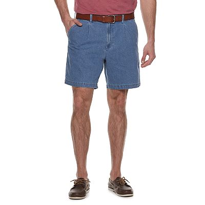 Big Tall Croft Barrow Comfort Waist Pleated Flat Front Shorts