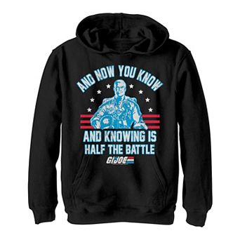 Boys 8-20 G.I. Joe And Now You Know And Knowing Is Half The Battle Hoodie