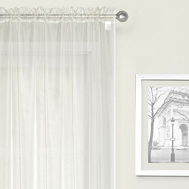 Crystal Sheer 2-pack Window Curtain Set