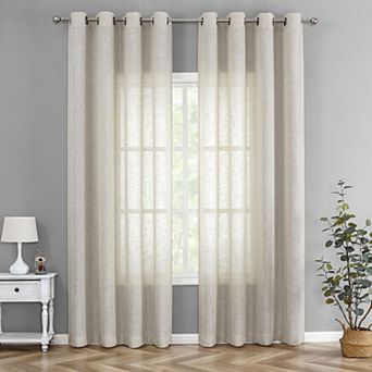 Tranquility 1-panel Window Curtain