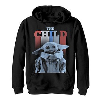 Boys 8-20 Star Wars The Mandalorian The Child AKA Baby Yoda Colorful Letters Hoodie