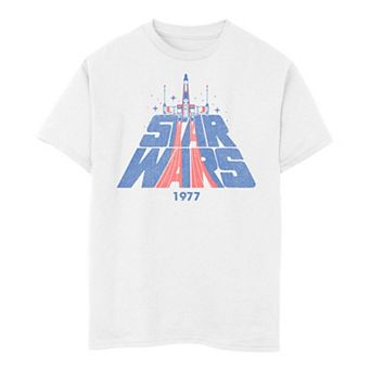 Boys 8-20 Star Wars 1977 X-Wing Retro Stamp Tee
