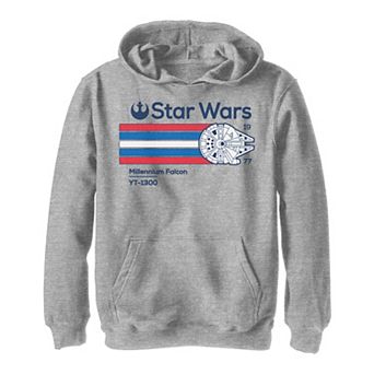 Boys 8-20 Star Wars Millenium Falcon YT-1300 Hoodie