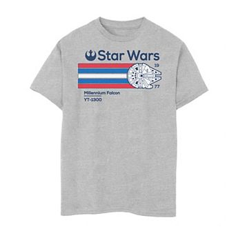 Boys 8-20 Star Wars Millenium Falcon YT-1300 Tee
