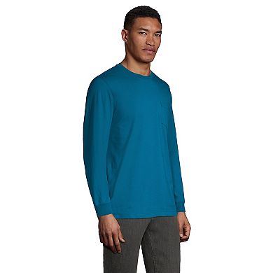 Big & Tall Lands' End Super-T Pocket Tee