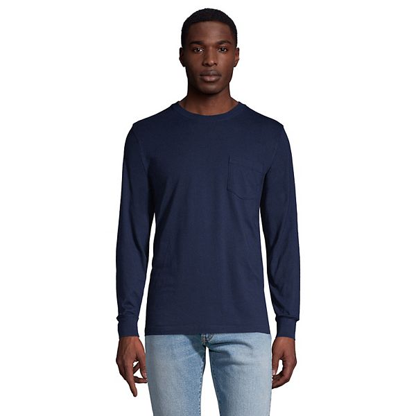 Big & Tall Lands' End SuperT Pocket Tee