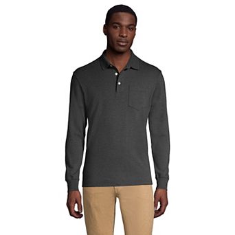 Big & Tall Lands' End Super Soft Relaxed-Fit Supima Pocket Polo