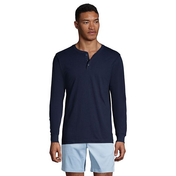 Big & Tall Lands' End Super-T Henley