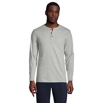 Big & Tall Lands' End Supima Jersey Henley