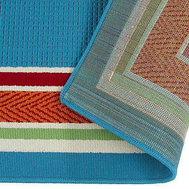 Sonoma Goods for Life® Framed Border Indoor Outdoor Rug