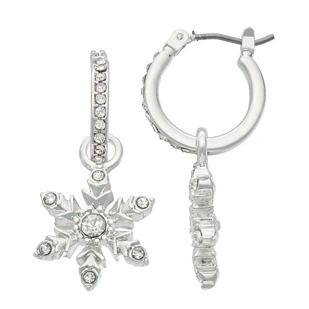 Snowflake hot sale earrings kohls