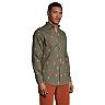 Big & Tall Lands' End Tailored-Fit Printed Flagship Flannel Button-Down Shirt