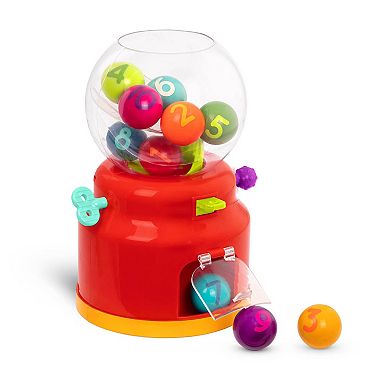 Battat Numbers & Colors Gumball Machine Toddler Learning Toy