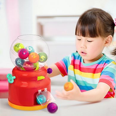 Battat Numbers & Colors Gumball Machine Toddler Learning Toy