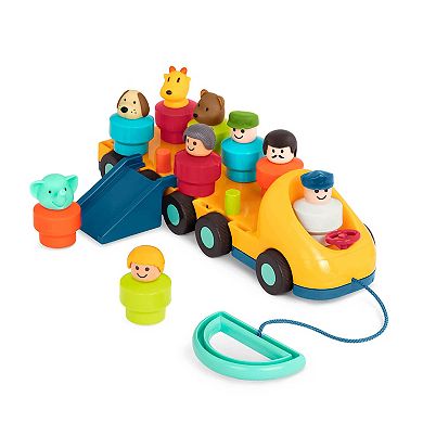 Battat Spinning Bus Toddler Learning Toy