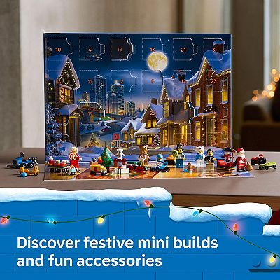 LEGO City Advent Calendar 60475 Building Kit (186 Pieces)