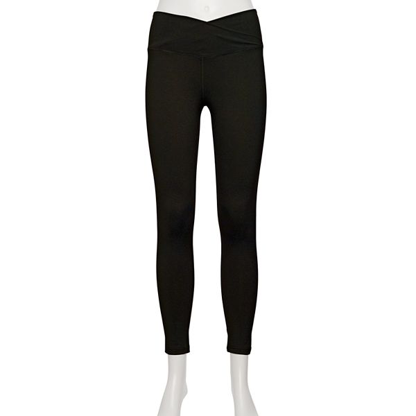 Juniors' SO® Sporty 7/8 Leggings with Crossover Waistband