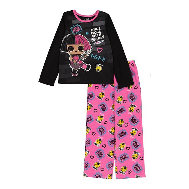 Girls 4 10 L.O.L. Surprise GRRRL Power Fleece Top Bottoms