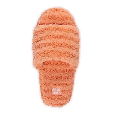 MUK LUKS Orla Daisy Women's Faux Fur Slippers