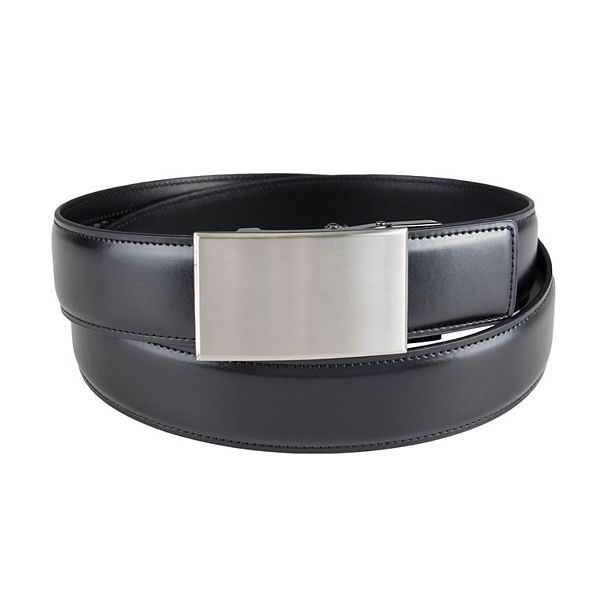 Dockers Men's Precision Fit Track Lock Plaque Buckle Belt - Medium