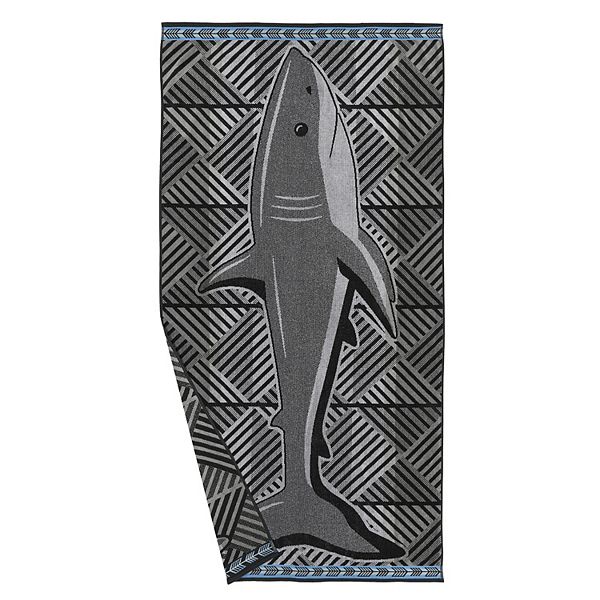 The Big One® Woven Shark Oversized XL Beach Towel