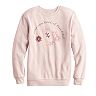 Juniors' "Be Your Own Kind Of Beautiful" Mineral Washed Fleece Pullover