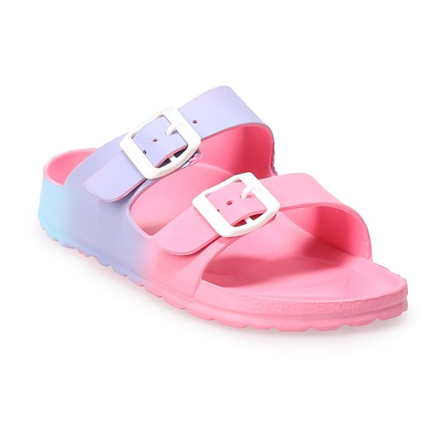 Champion Flip Flop Memory Foam Sandals Womens - Pink And Blue