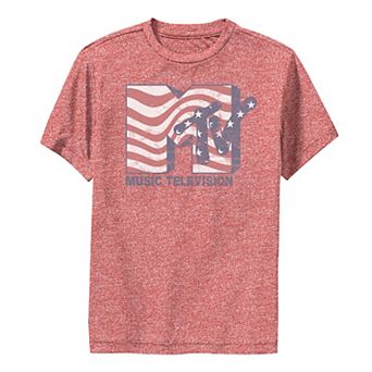Boys 8-20 MTV Groovy Americana Style Logo Tee