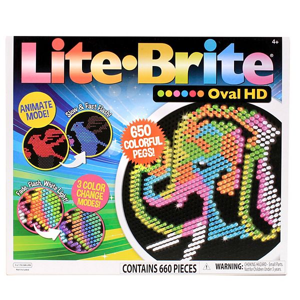 Lite-Brite Oval HD -Now In High Definition- Art Toy