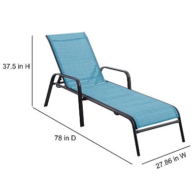 Sonoma Goods For Life® Coronado Sling Chaise Lounge Patio Chair