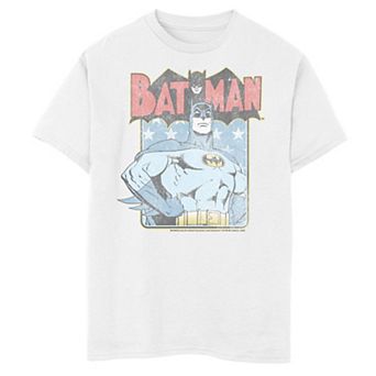 Boys 8-20 DC Comics Batman Vintage Comic Poster Tee