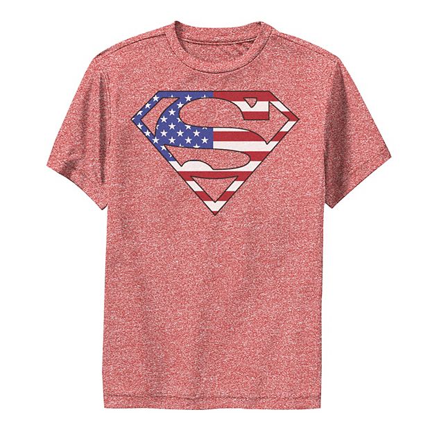 American flag hotsell superman shirt