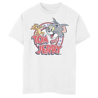 Boys 8-20 Tom And Jerry Retro Portrait Tee