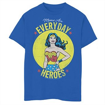 Boys 8-20 DC Comics Wonder Woman Moms Are Everyday Heroes Tee
