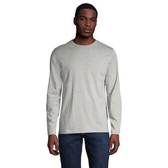 Big & Tall Lands' End Long Sleeve Classic-Fit Supima Tee
