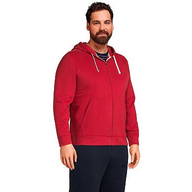 Big & Tall Lands' End Serious Sweats Full-Zip Hoodie