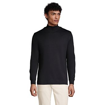 Big & Tall Lands' End Super Soft Supima Mock Turtleneck