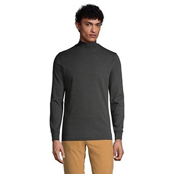Big & Tall Lands' End Super Soft Supima Mock Turtleneck