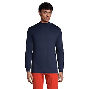 Big & Tall Lands' End Super Soft Supima Mock Turtleneck