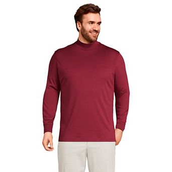 Big & Tall Lands' End Super Soft Supima Mock Turtleneck