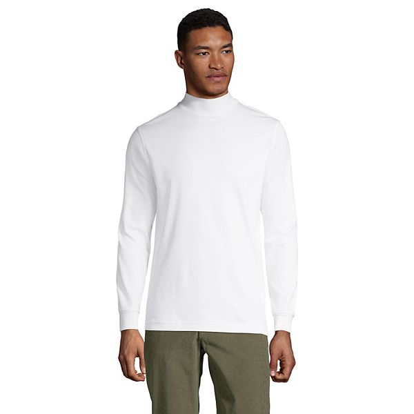 Big & Tall Lands' End Super Soft Supima Mock Turtleneck