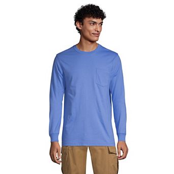 Big & Tall Lands' End Super-T Pocket Tee