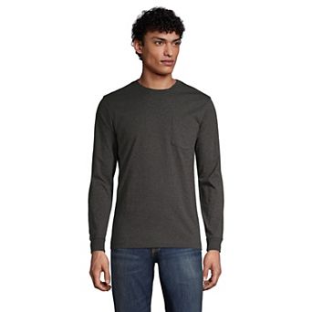 Big & Tall Lands' End Super-T Pocket Tee