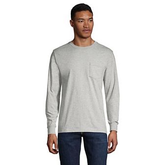 Big & Tall Lands' End Super-T Pocket Tee