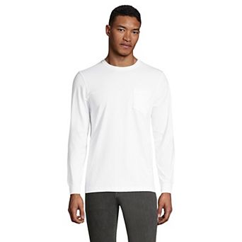 Big & Tall Lands' End Super-T Pocket Tee