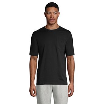 Big & Tall Lands' End Short Sleeve Super-T Pocket Tee