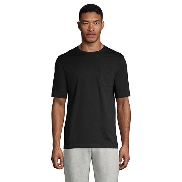 Big & Tall Lands' End Super-T Pocket Tee